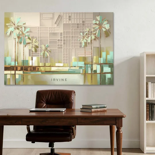 Irvine Urban Landscape - Canvas Wall Art - Office - 60x40