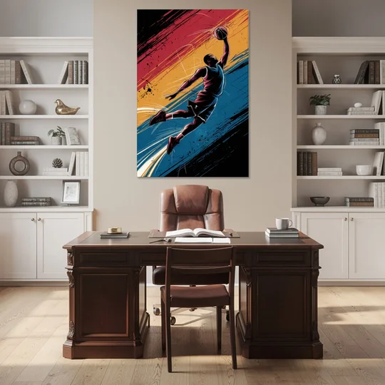 Irving Basketball Dreams - Canvas Wall Art - Office - 40x60
