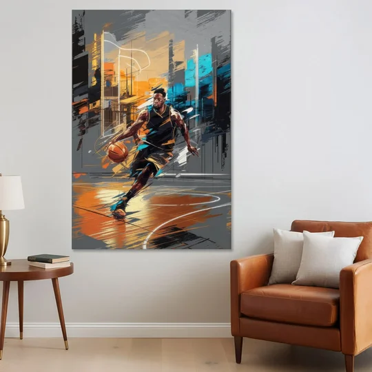 Irving Basketball Legacy - Canvas Wall Art - Sofa - 40x60