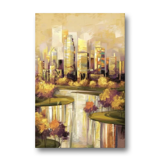 Irving Scenic Views - Canvas Wall Art - Front