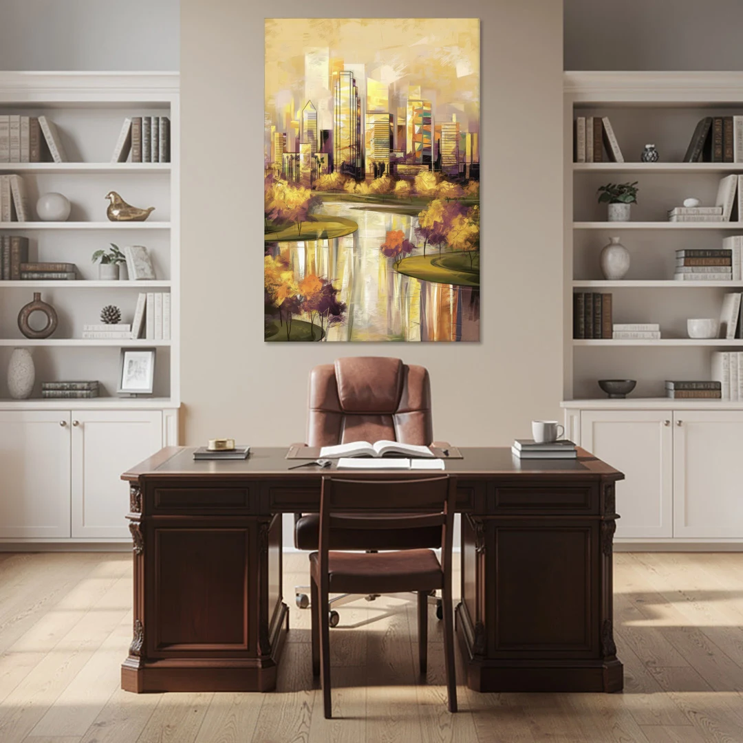 Irving Scenic Views - Canvas Wall Art - Office - 40x60