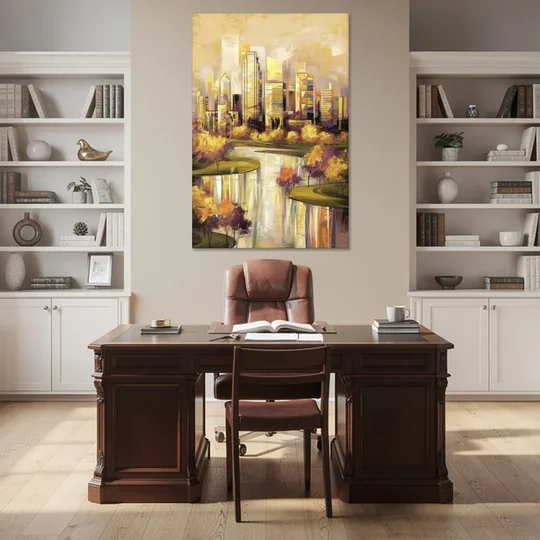 Irving Scenic Views - Canvas Wall Art - Office - 40x60