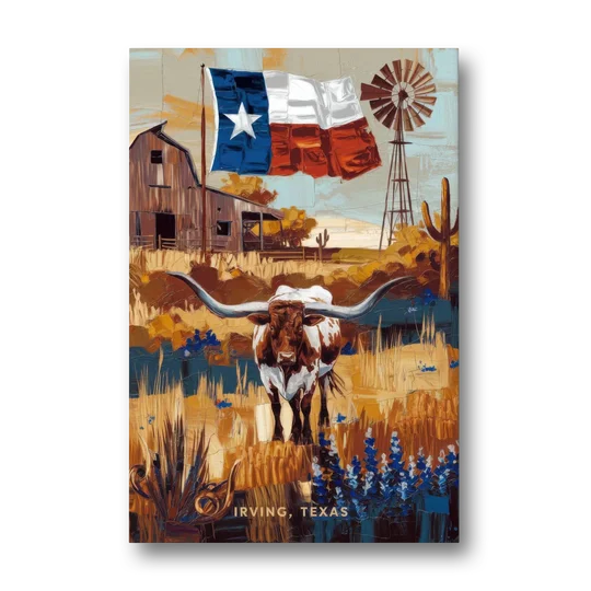 Irving Texas Pride - Canvas Wall Art - Front