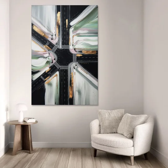 Irving Urban Streets - Canvas Wall Art - Sofa - 40x60