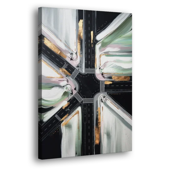 Irving Urban Streets - Canvas Wall Art - Side