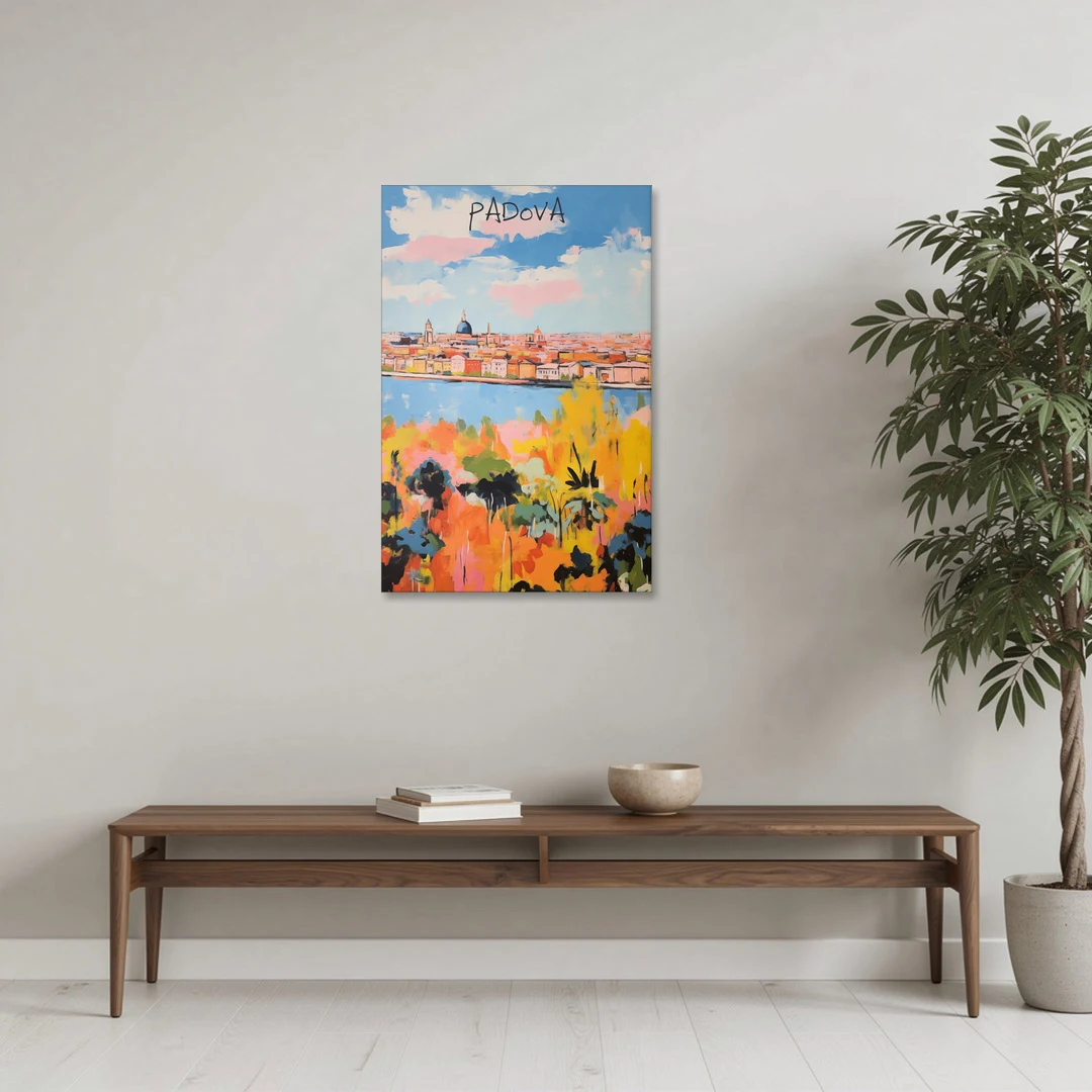 Italian Art of Padua in Autumn - Canvas Wall Art - Coffee Table - 24x36