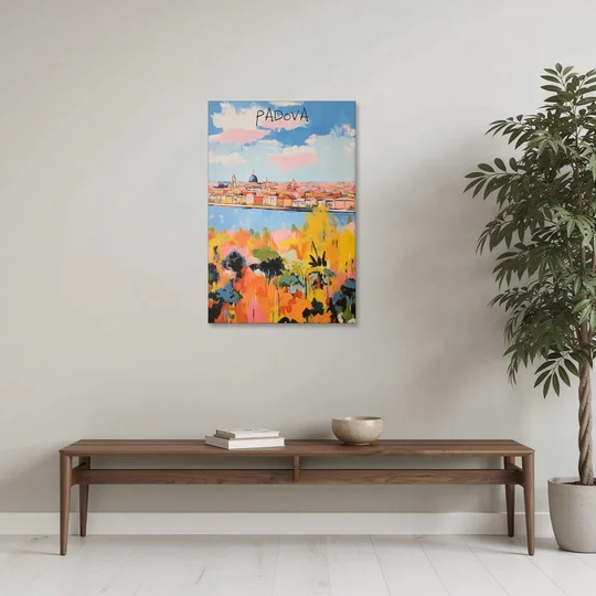Italian Art of Padua in Autumn - Canvas Wall Art - Coffee Table - 24x36