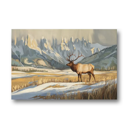 Jackson Hole Wildlife Serenade - Canvas Wall Art - Front