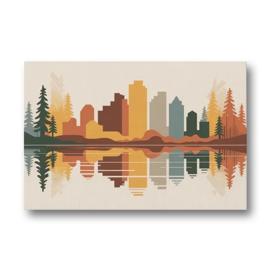 Jasper Autumn Colors - Canvas Wall Art - Front