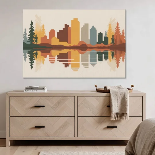 Jasper Autumn Colors - Canvas Wall Art - Coffee Table - 60x40