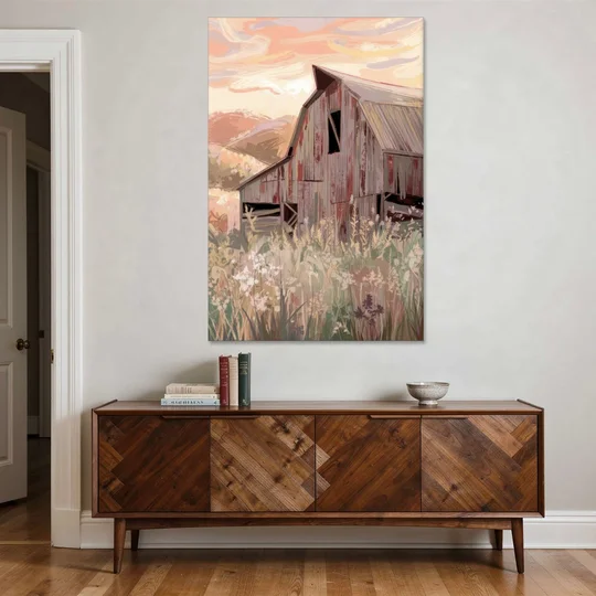 Joseph Rustic Charm - Canvas Wall Art - Coffee Table - 40x60