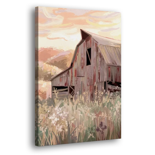 Joseph Rustic Charm - Canvas Wall Art - Side