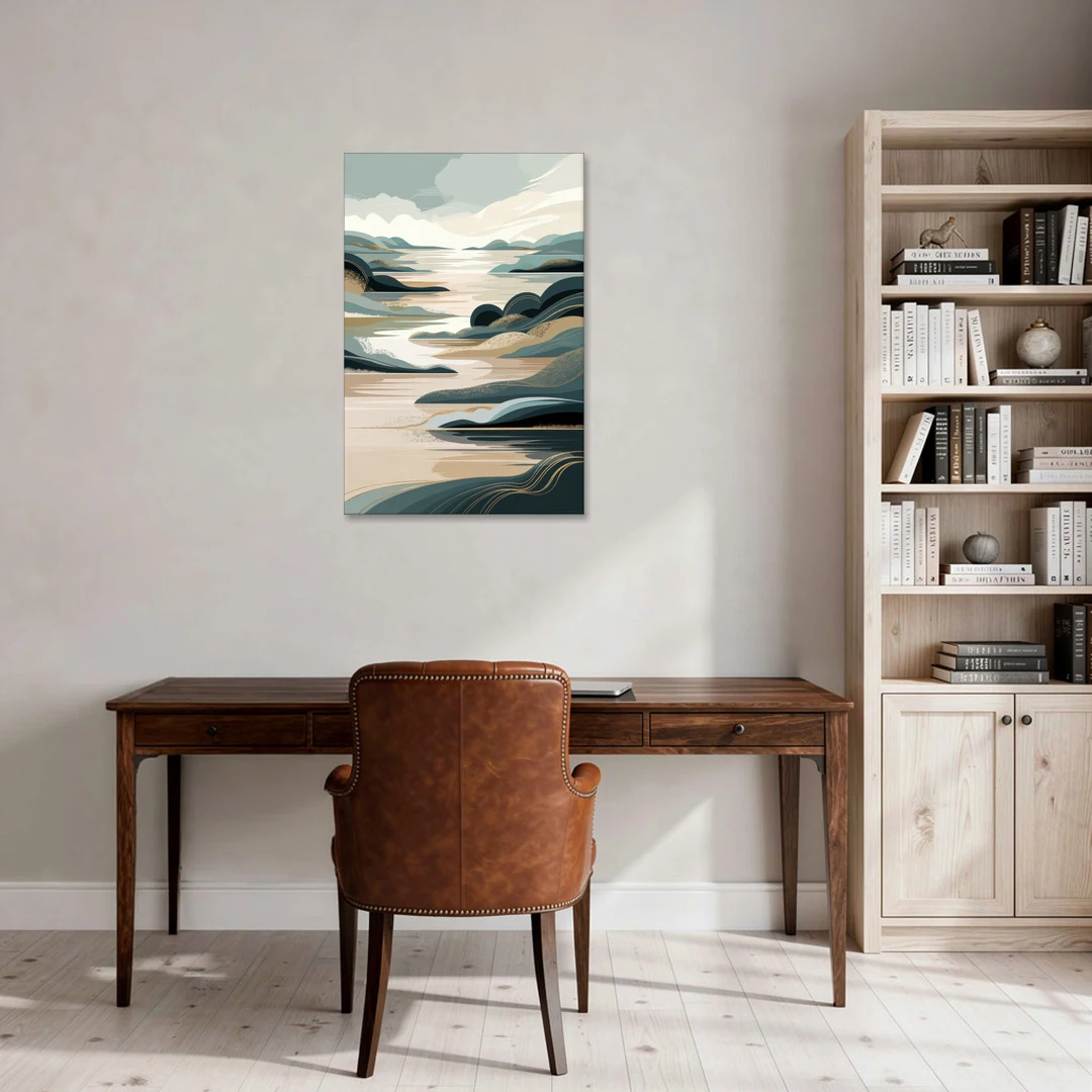 Joseph Scenic Horizon - Canvas Wall Art - Office - 24x36