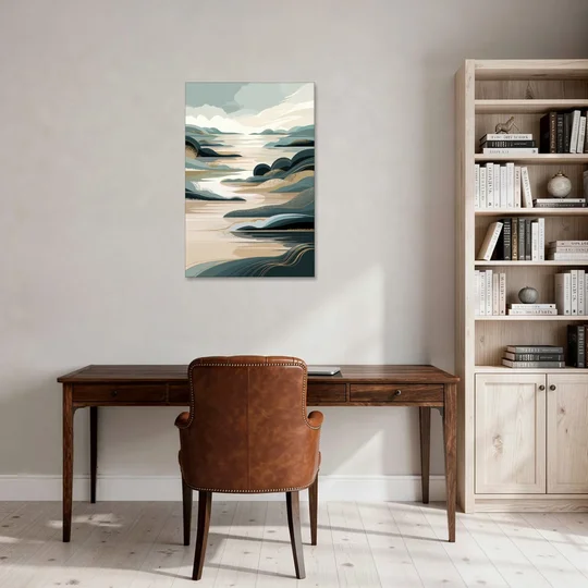 Joseph Scenic Horizon - Canvas Wall Art - Office - 24x36