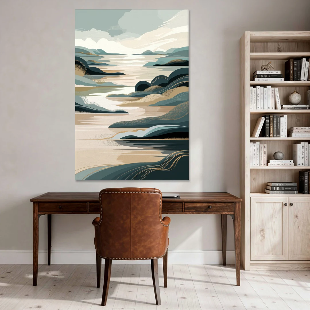 Joseph Scenic Horizon - Canvas Wall Art - Office - 40x60