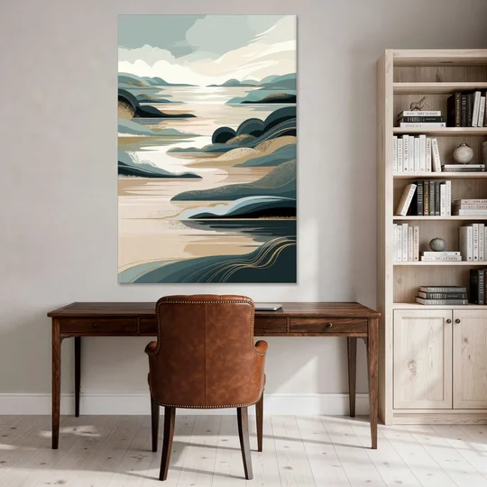 Joseph Scenic Horizon - Canvas Wall Art - Office - 40x60