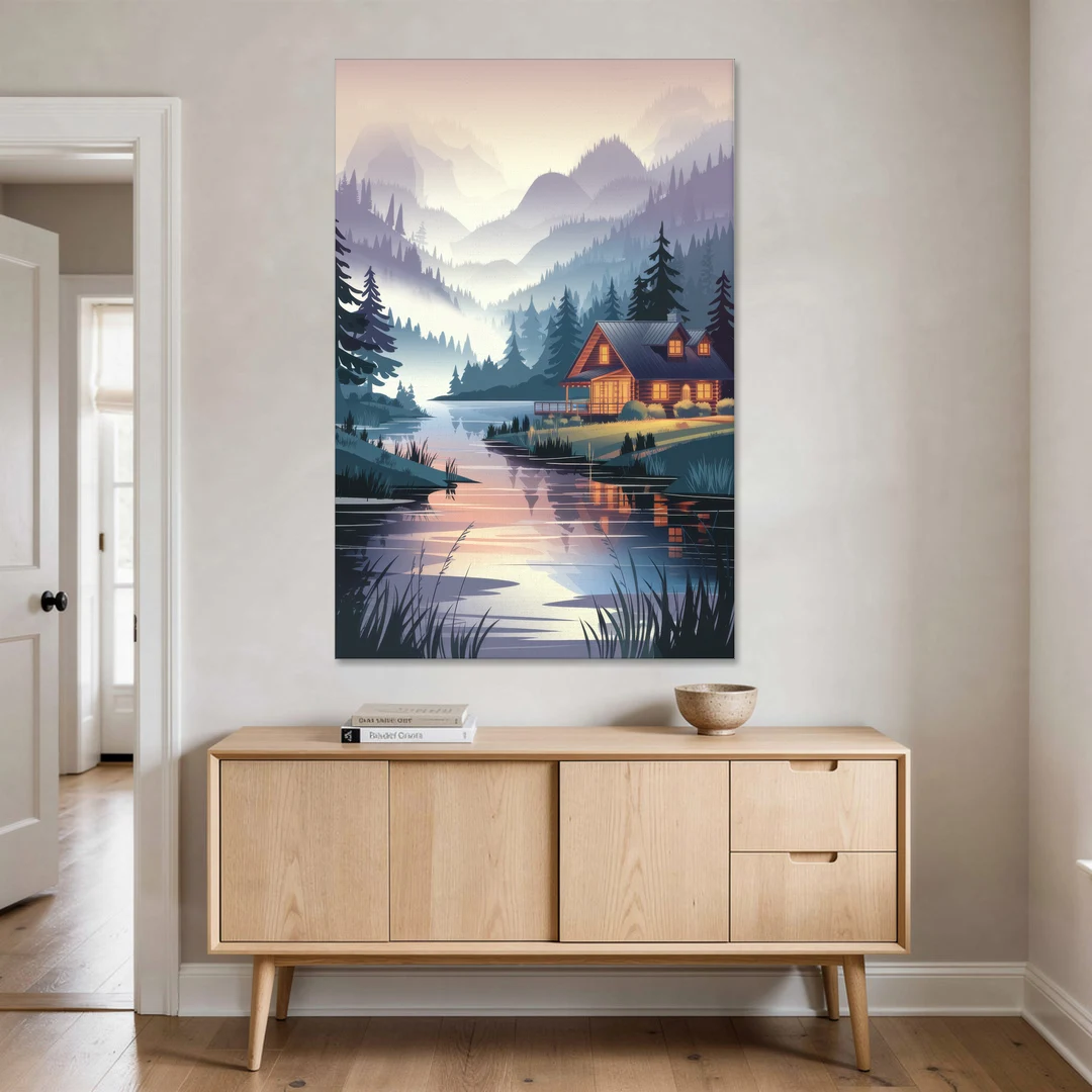 Joseph Serene Waterfront - Canvas Wall Art - Coffee Table - 40x60