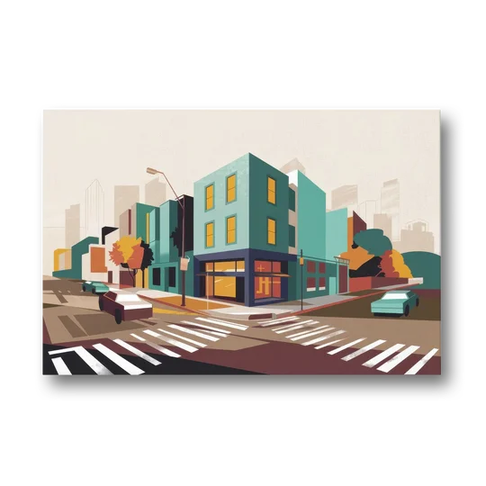 Joseph Urban Landscape - Canvas Wall Art - Front