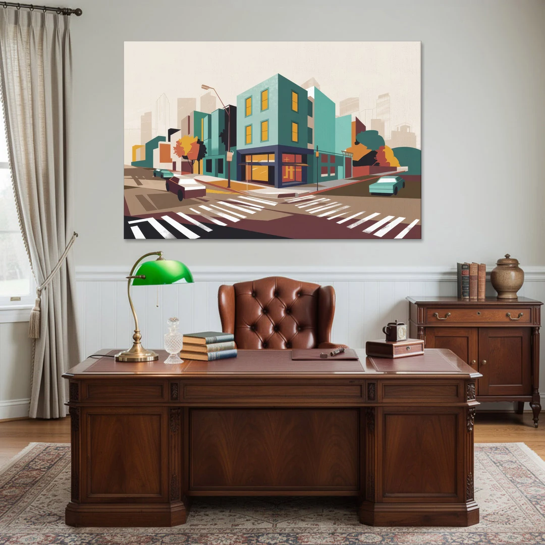 Joseph Urban Landscape - Canvas Wall Art - Office - 60x40