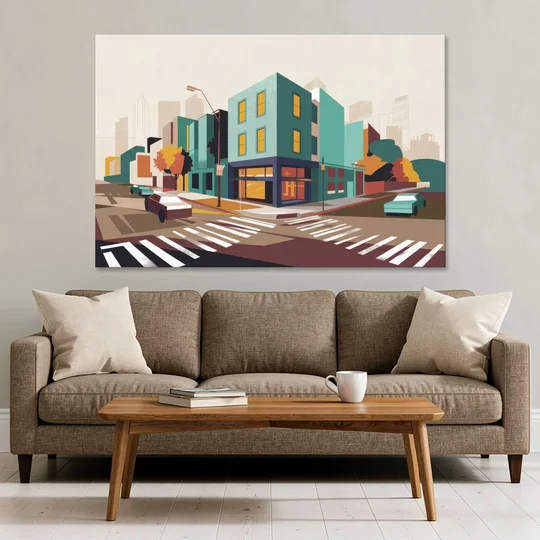 Joseph Urban Landscape - Canvas Wall Art - Sofa - 60x40