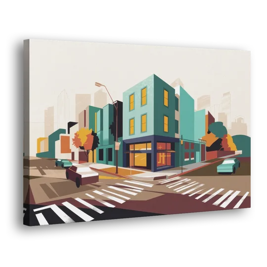 Joseph Urban Landscape - Canvas Wall Art - Side
