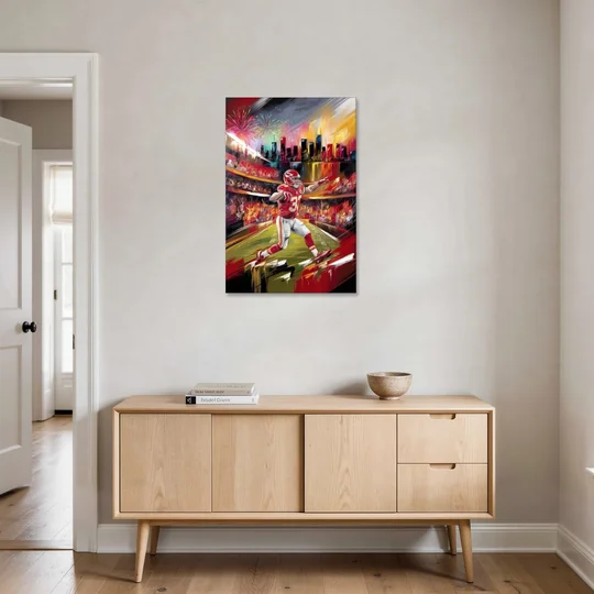 Kansas City Chiefs Game Day - Canvas Wall Art - Coffee Table - 24x36