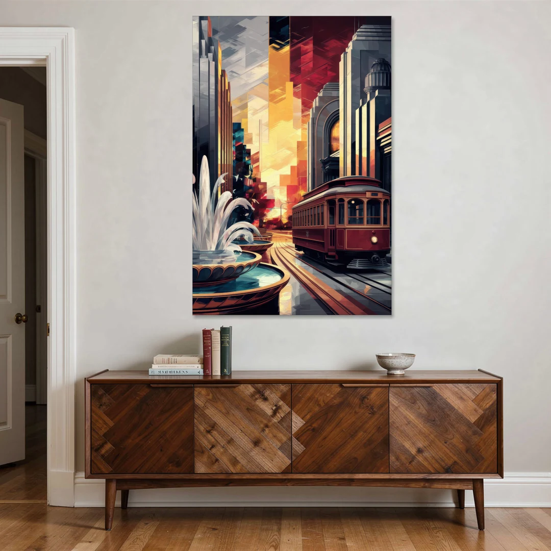 Kansas City Cultural Icons - Canvas Wall Art - Coffee Table - 40x60