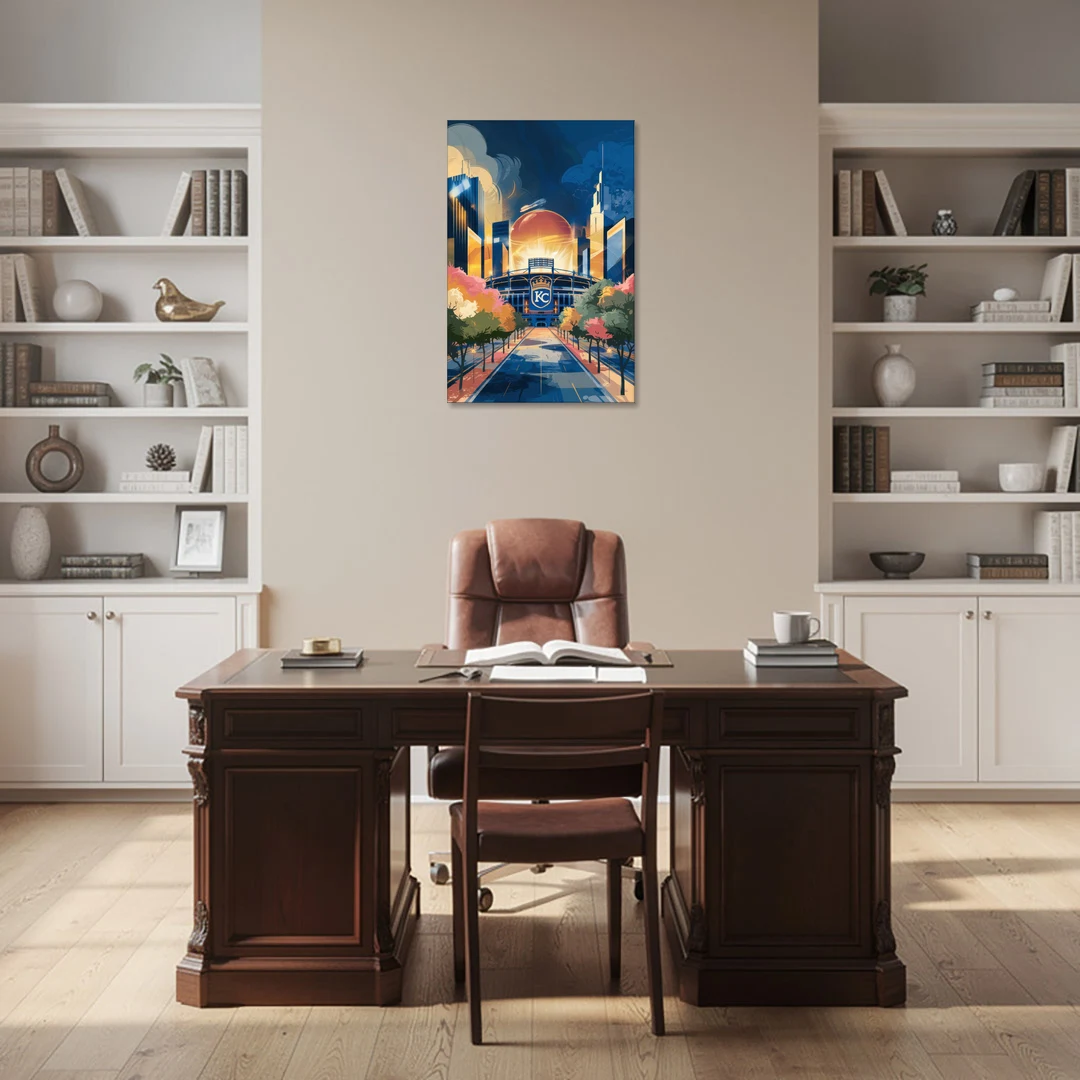 Kansas City Royals Championship - Canvas Wall Art - Office - 24x36