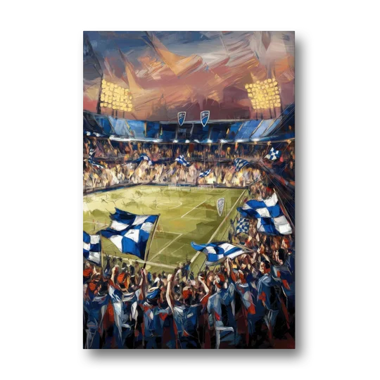Kansas City Sporting KC Tribute - Canvas Wall Art - Front
