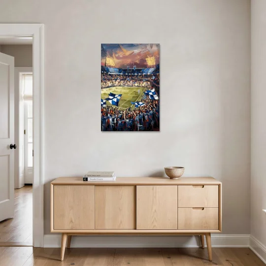 Kansas City Sporting KC Tribute - Canvas Wall Art - Coffee Table - 24x36