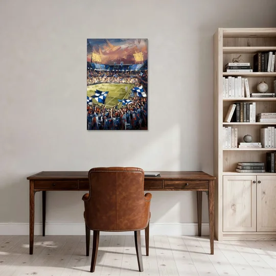 Kansas City Sporting KC Tribute - Canvas Wall Art - Office - 24x36