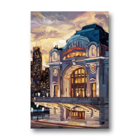 Kansas City Union Station - Canvas Wall Art - Front