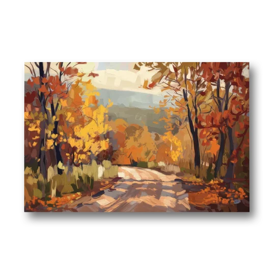 Knoxville Autumn Colors - Canvas Wall Art - Front