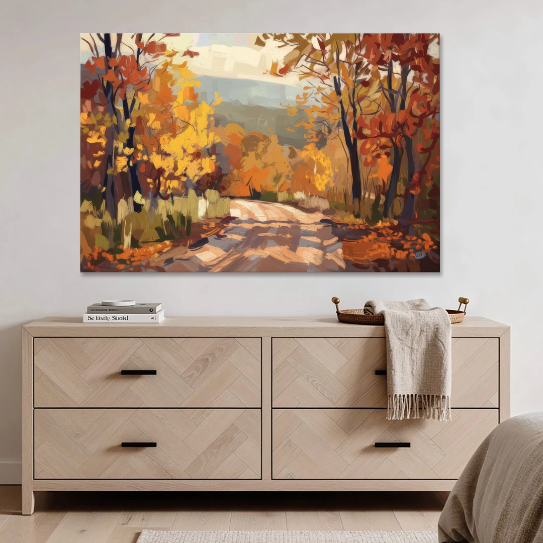 Knoxville Autumn Colors - Canvas Wall Art - Coffee Table - 60x40