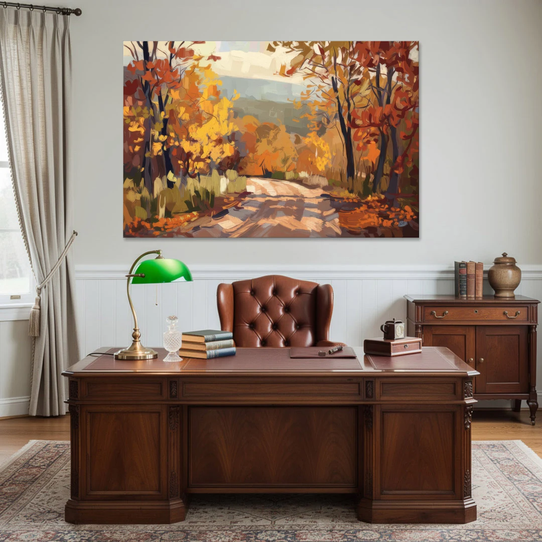 Knoxville Autumn Colors - Canvas Wall Art - Office - 60x40