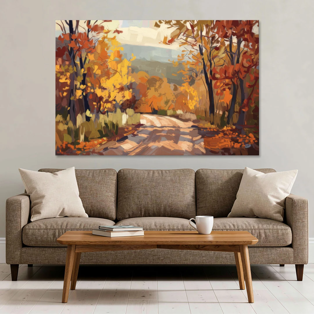 Knoxville Autumn Colors - Canvas Wall Art - Sofa - 60x40