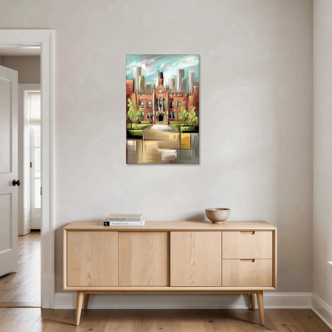 Knoxville College Spirit - Canvas Wall Art - Coffee Table - 24x36