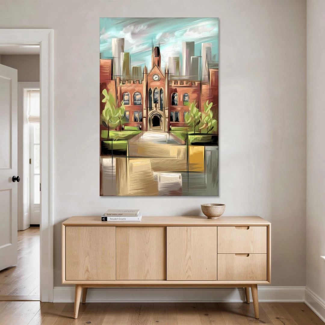 Knoxville College Spirit - Canvas Wall Art - Coffee Table - 40x60