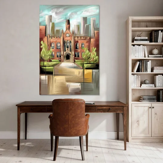 Knoxville College Spirit - Canvas Wall Art - Office - 40x60