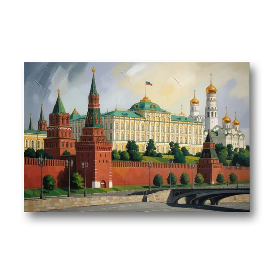 Kremlin Majesty - Canvas Wall Art - Front