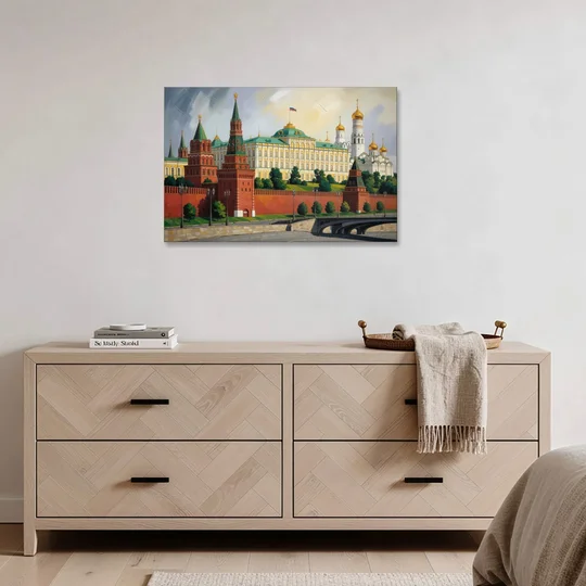Kremlin Majesty - Canvas Wall Art - Coffee Table - 36x24