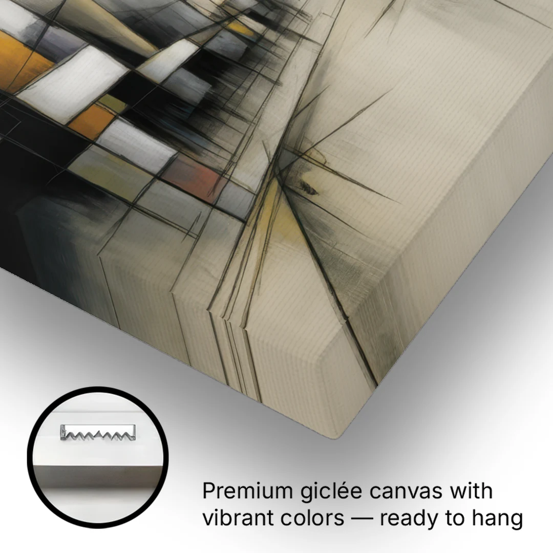 Kreuzberg Colors - Canvas Wall Art - Gallery Wrap Corner