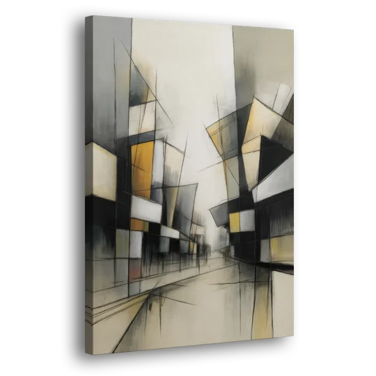 Kreuzberg Colors - Canvas Wall Art - Side