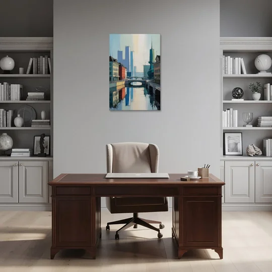 Kunsthaus Zurich Beauty - Canvas Wall Art - Office - 24x36