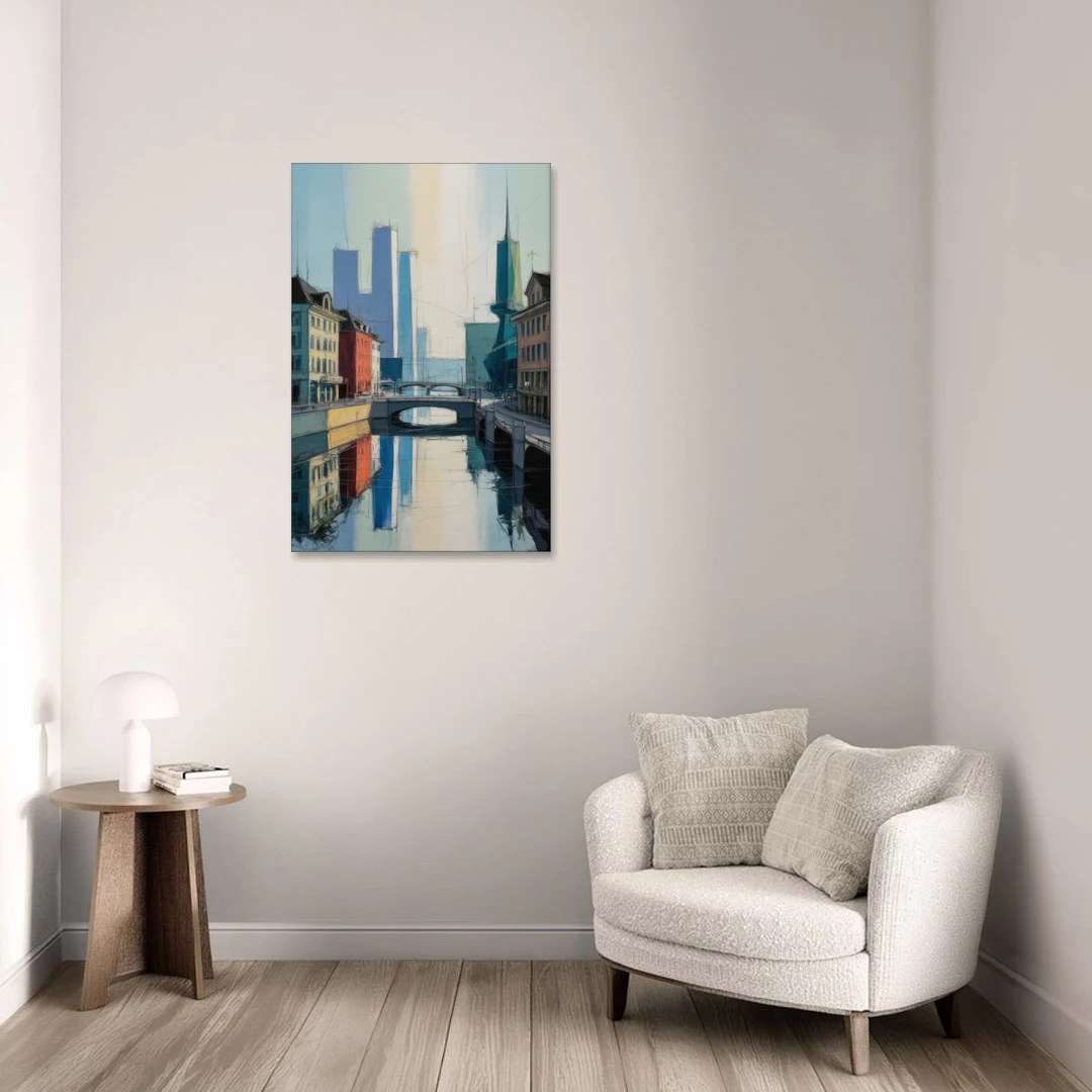 Kunsthaus Zurich Beauty - Canvas Wall Art - Sofa - 24x36
