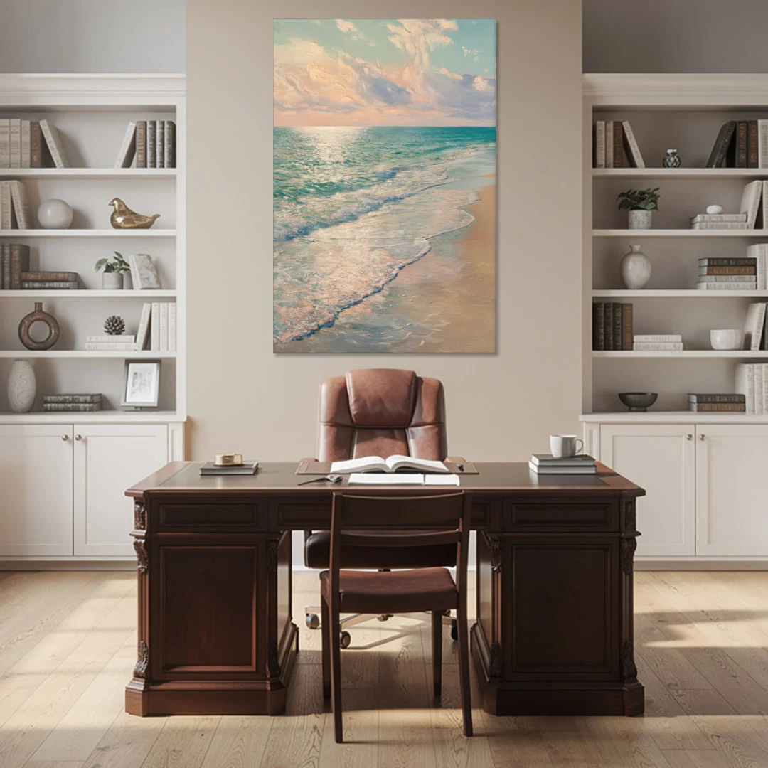 La Jolla Ocean Breeze - Canvas Wall Art - Office - 40x60
