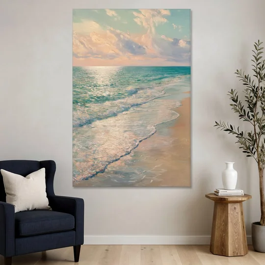 La Jolla Ocean Breeze - Canvas Wall Art - Sofa - 40x60