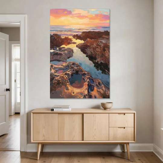 La Jolla Tidepools - Canvas Wall Art - Coffee Table - 40x60