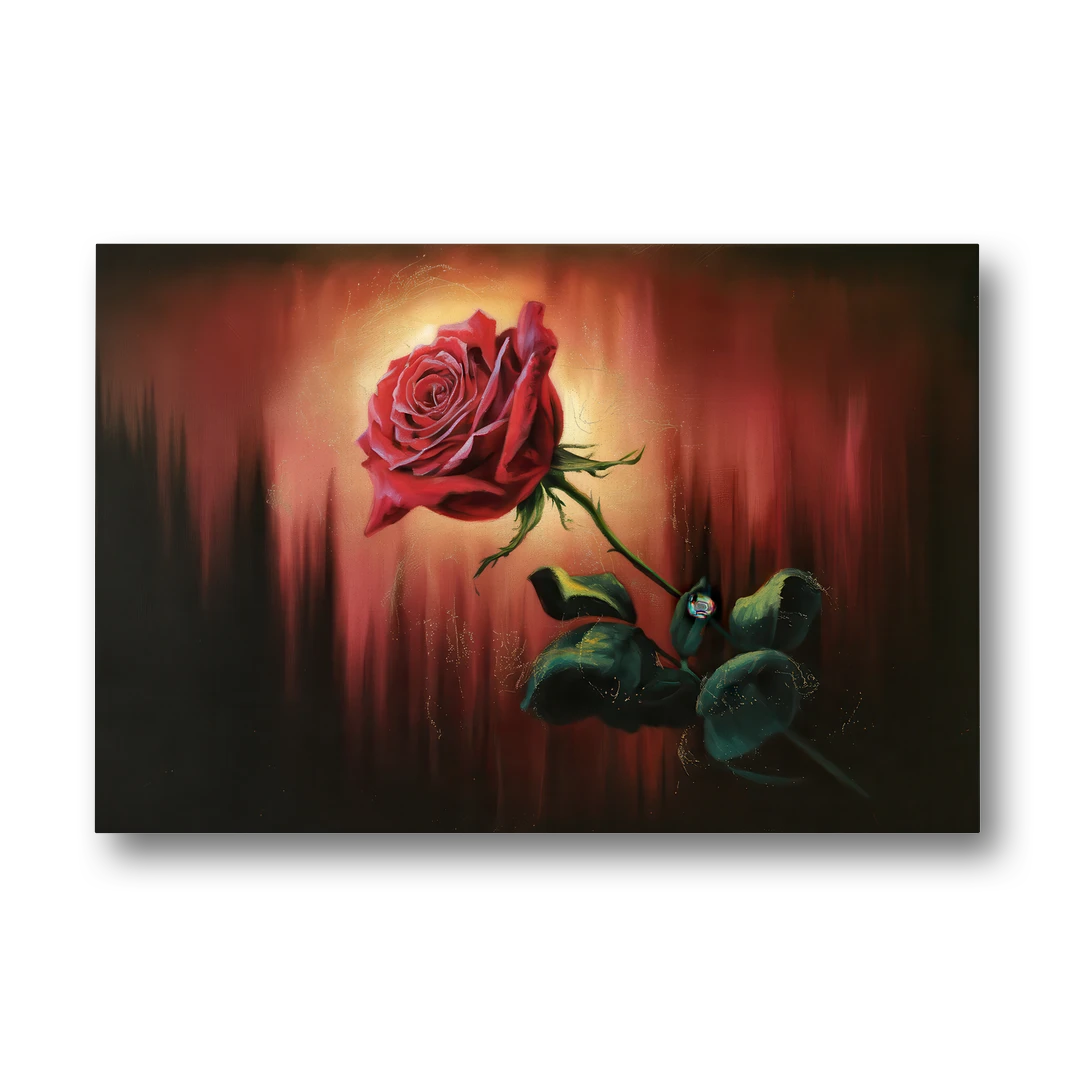 Lancaster Red Rose City Heritage - Canvas Wall Art - Front