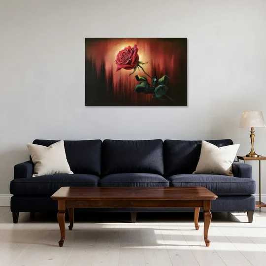 Lancaster Red Rose City Heritage - Canvas Wall Art - Sofa - 36x24
